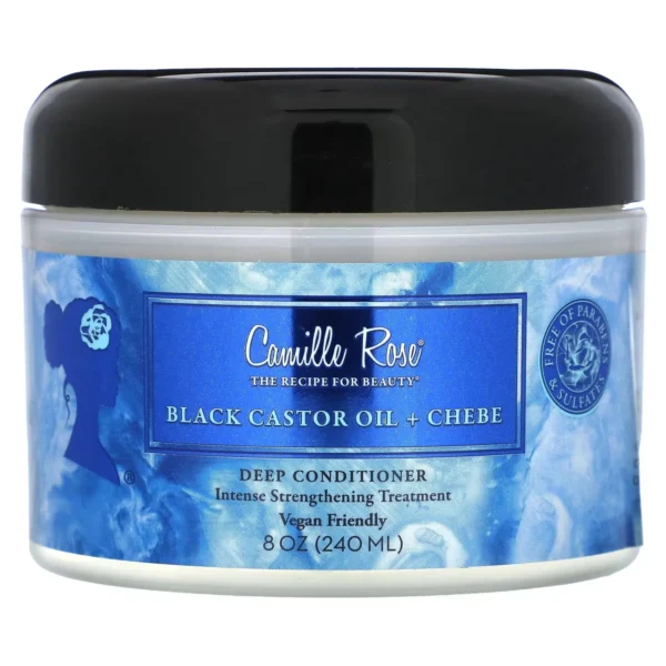 Camille Rose Black Castor Oil + Chebe Deep Conditioner Jar