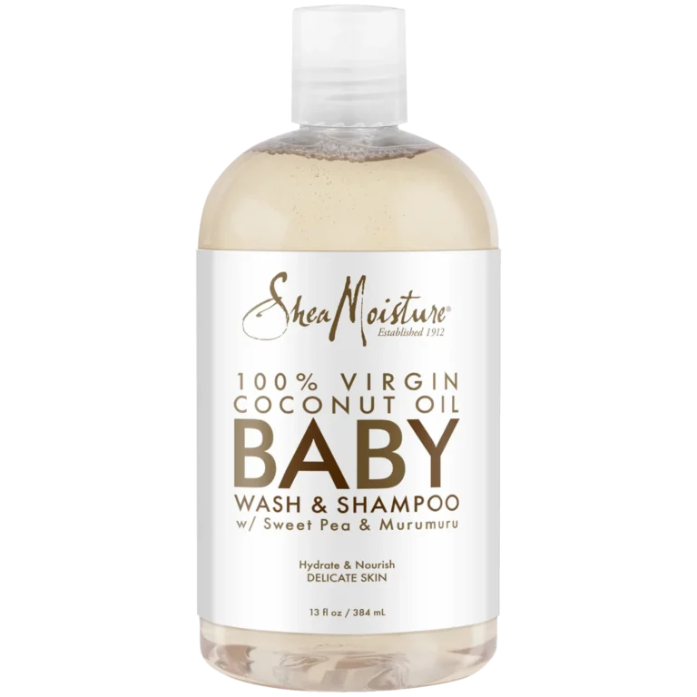SHEA MOISTURE 100% VIRGIN COCONUT OIL BABY WASH & SHAMPOO