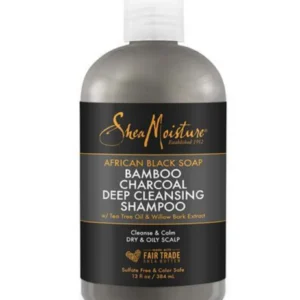 Shea Moisture African Black Soap Bamboo Charcoal Shampoo