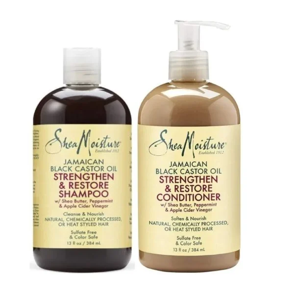 Shea Moisture Jamaican Castor Oil Bundle Deal - Experience the Power of Natural Hair Care